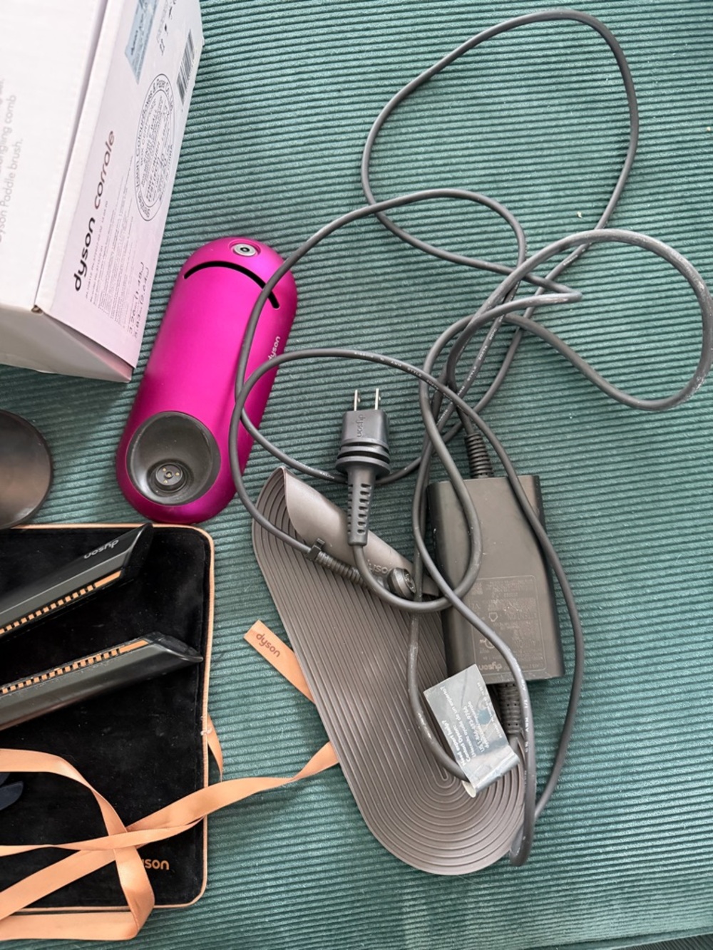 Dyson Corrale Hair Straightener in Metallic Gray and Pink - Picture 3 of 7